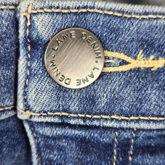 Lane Bryant Size 20 Mid-Rise Skinny Jean Flex Magic Waistband Distressed NWT - Picture 9 of 16